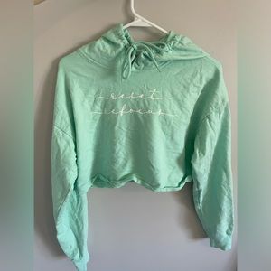 Forever 21 Athletic Cropped Hoodie